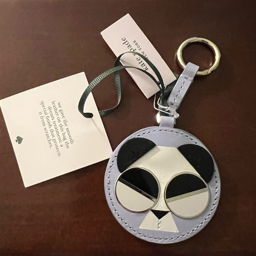 Kate Spade Panda Keychain RARE